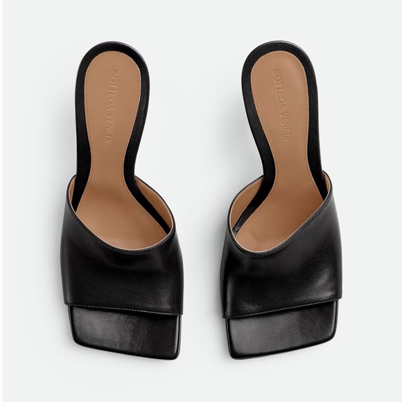 Bottega Veneta Black Stretch Mules